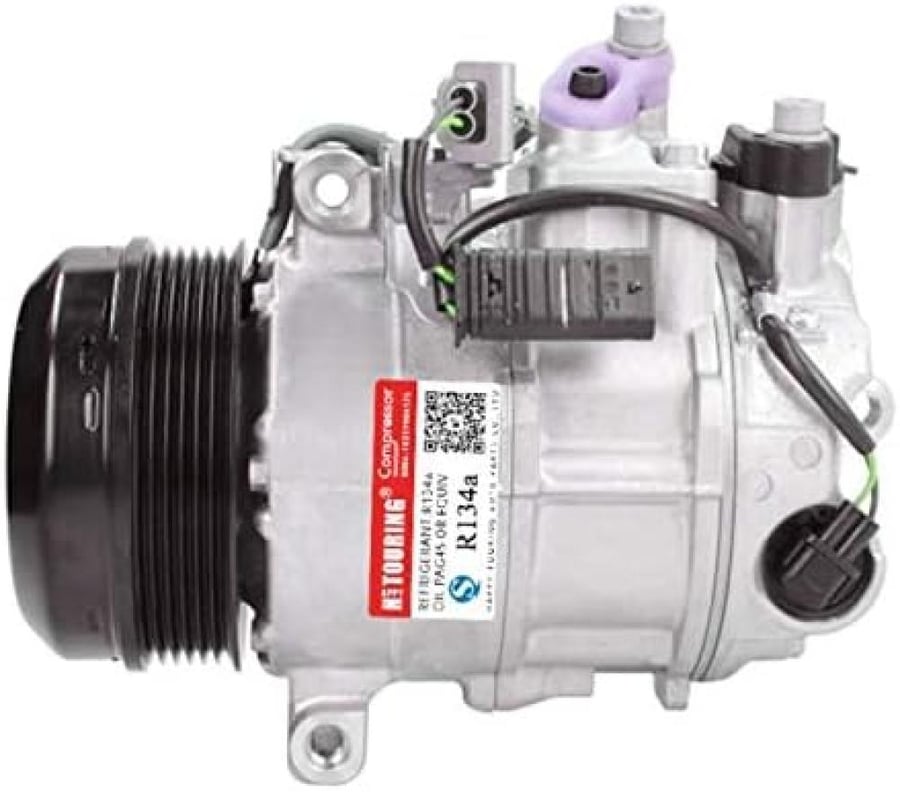 11124J  كمبروسر مكيف مرسيدس 12 فولت COMPRESSOR MERCEDES 6SBU16C  PULLE