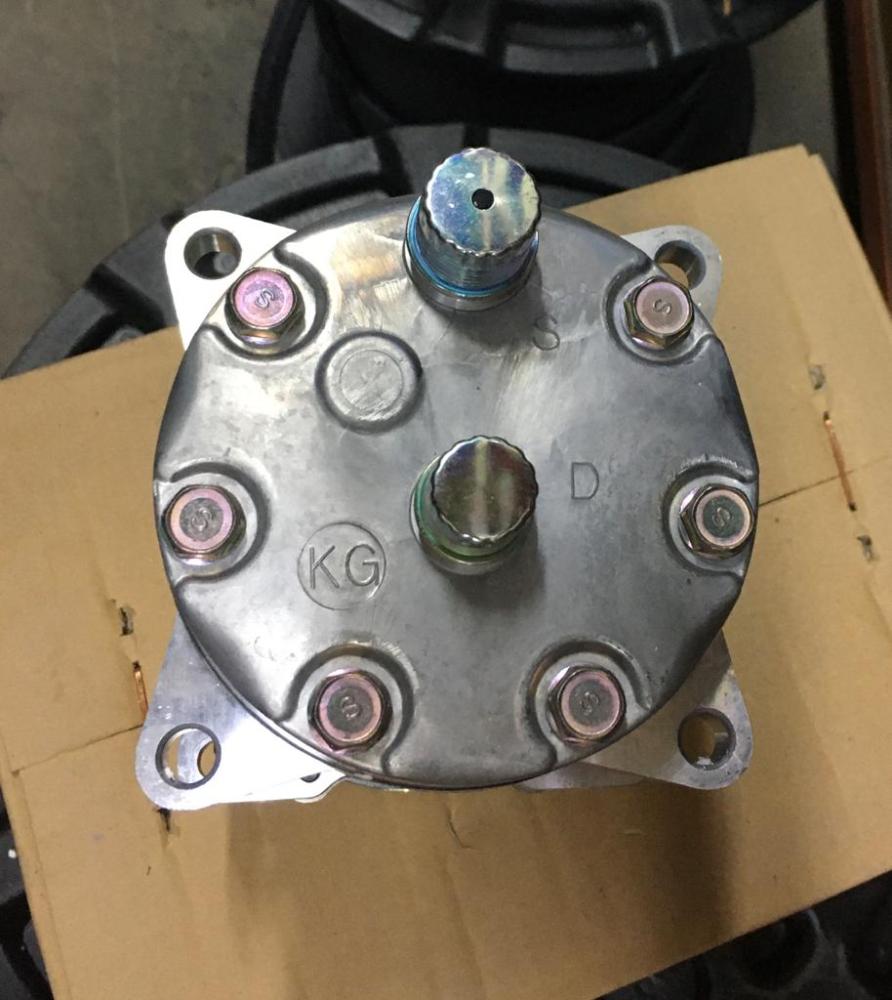#10180J كمبروسر ساندن  SD7H13 ربط خلفي سنة 12 فولت 8 خط  COMPRESSOR SANDEN SD7H13  12V BACK 8PK CONECTION