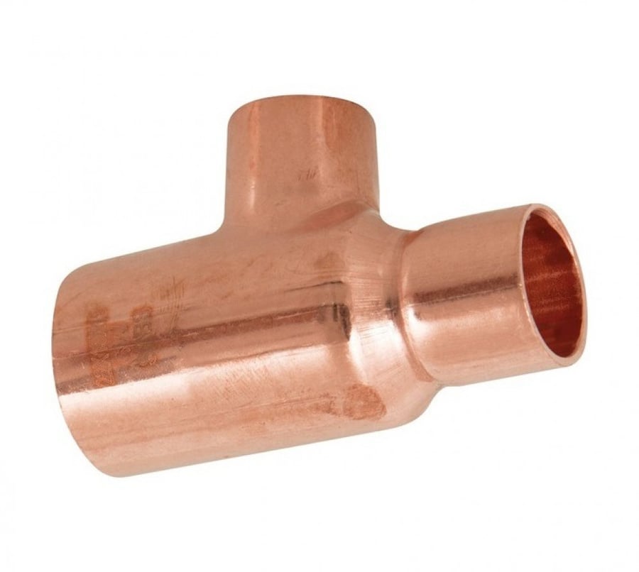 COPPER TEE REDUCER 1 3-8 X 1 1-8 X 7-8 INCH NIBCO No 02280A  نقاص تي