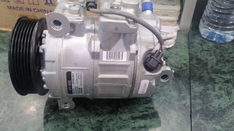 12817G# كمبروسر مكيف بي ام دبليو  اي 60 / COMPRESSOR BMW E60 12V 6PK