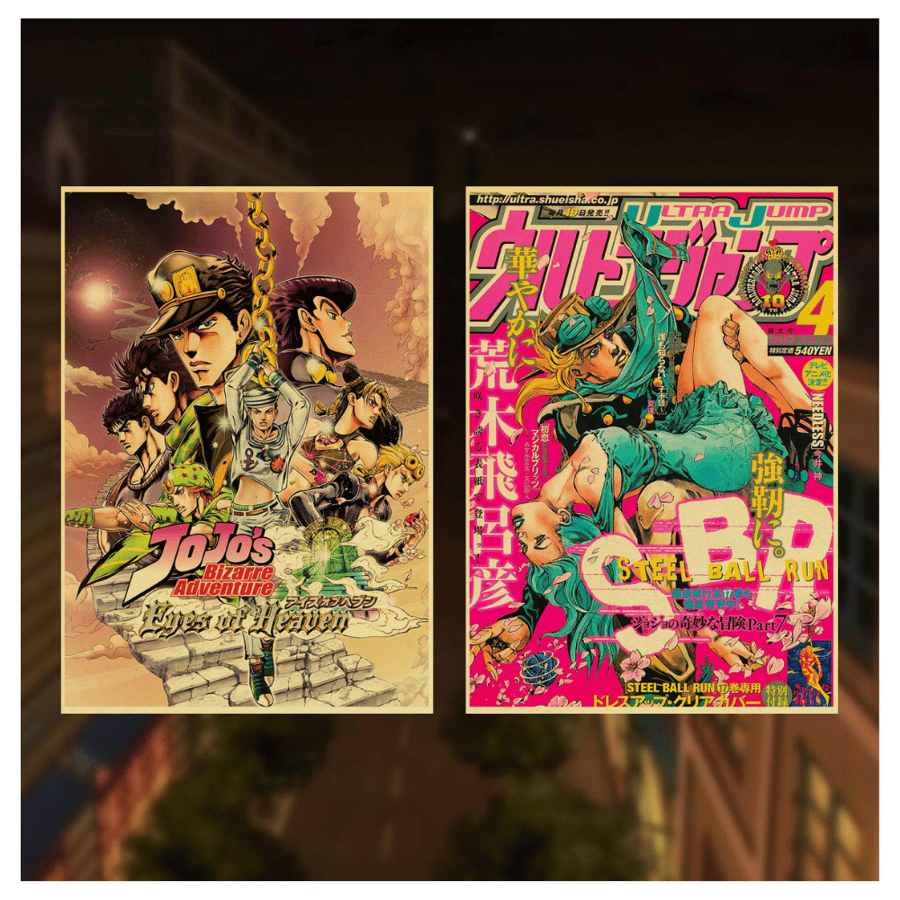 صور جدارية مغامرات جوجو العجيبة | JoJo's Bizarre Adventure Posters