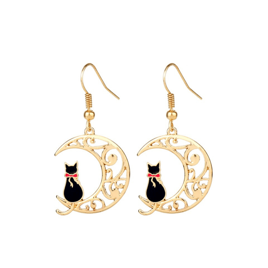 Sailor Moon -  Luna Earrings