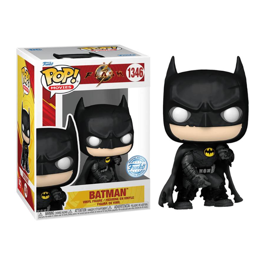 Funko Pop! Movies: The Flash - Batman (Battle-Worn)