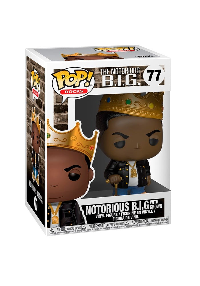 Funko Pop Rocks: Music - Notorious B.I.G. with Crown