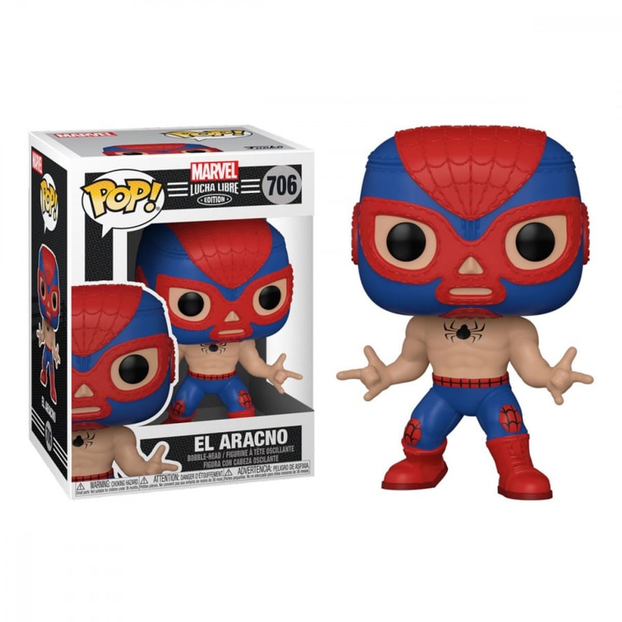 Funko Pop! Marvel: Luchadores - Spider-Man