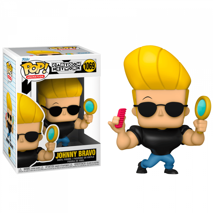 Funko Pop! Animation: Johnny Bravo - Johnny with Mirror & Comb