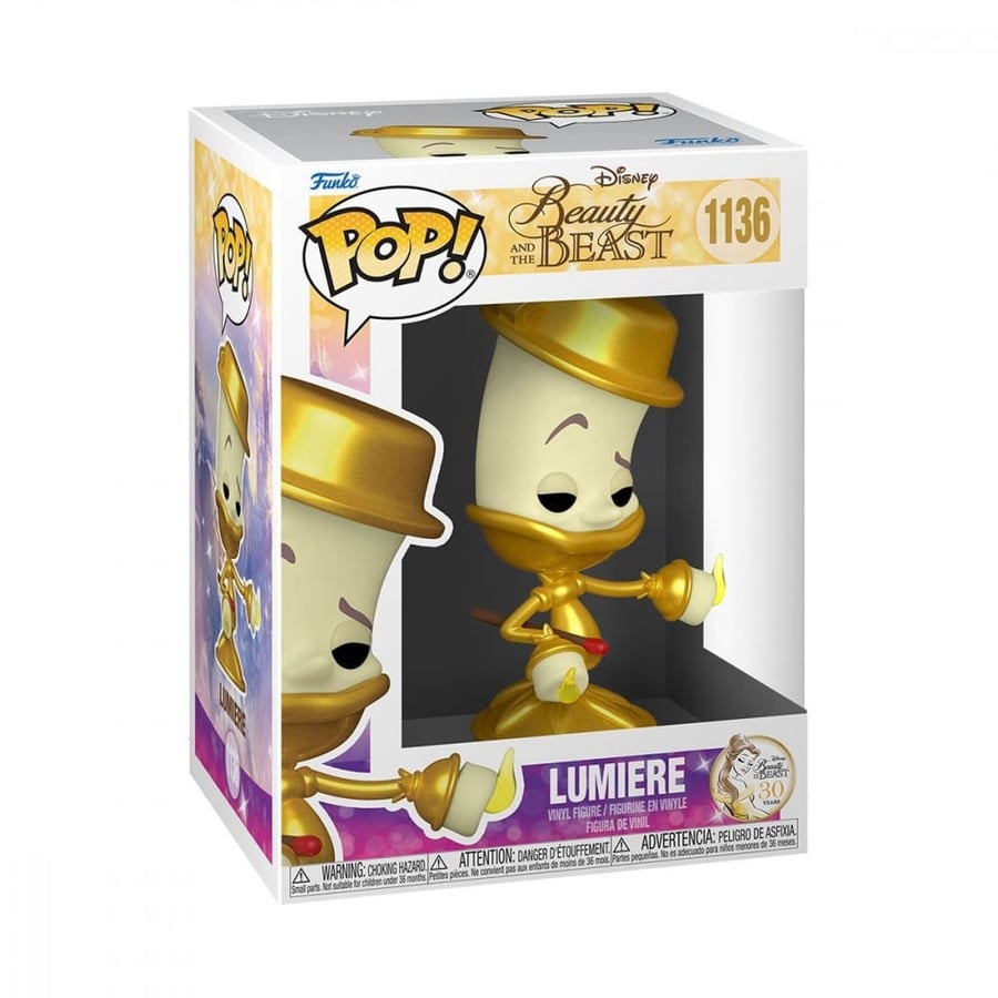 Pop Funko Pop! Disney: Beauty and The Beast - Lumiere