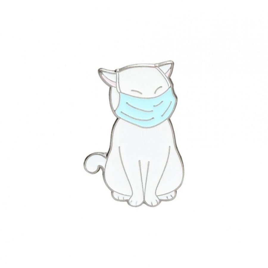 بن قطة الكوفيد |  Covid Cat Pin