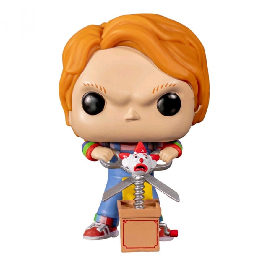 Funko Pop! Movies: Child's Play 2 - Chucky with Giant Scissors & Jack in the Box