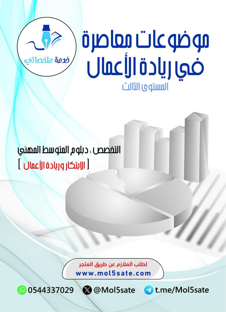 موضوعات معاصرة في ريادة الأعمال PDF