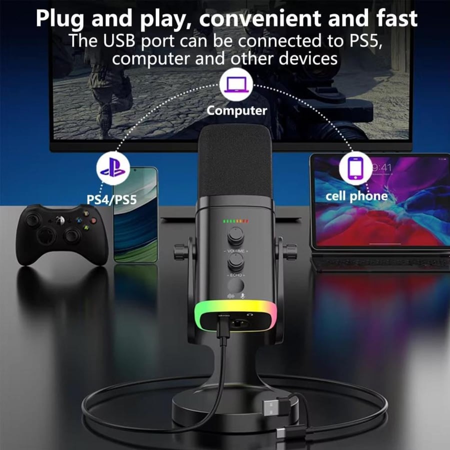 X80 microphone from NEXT LEVE company black