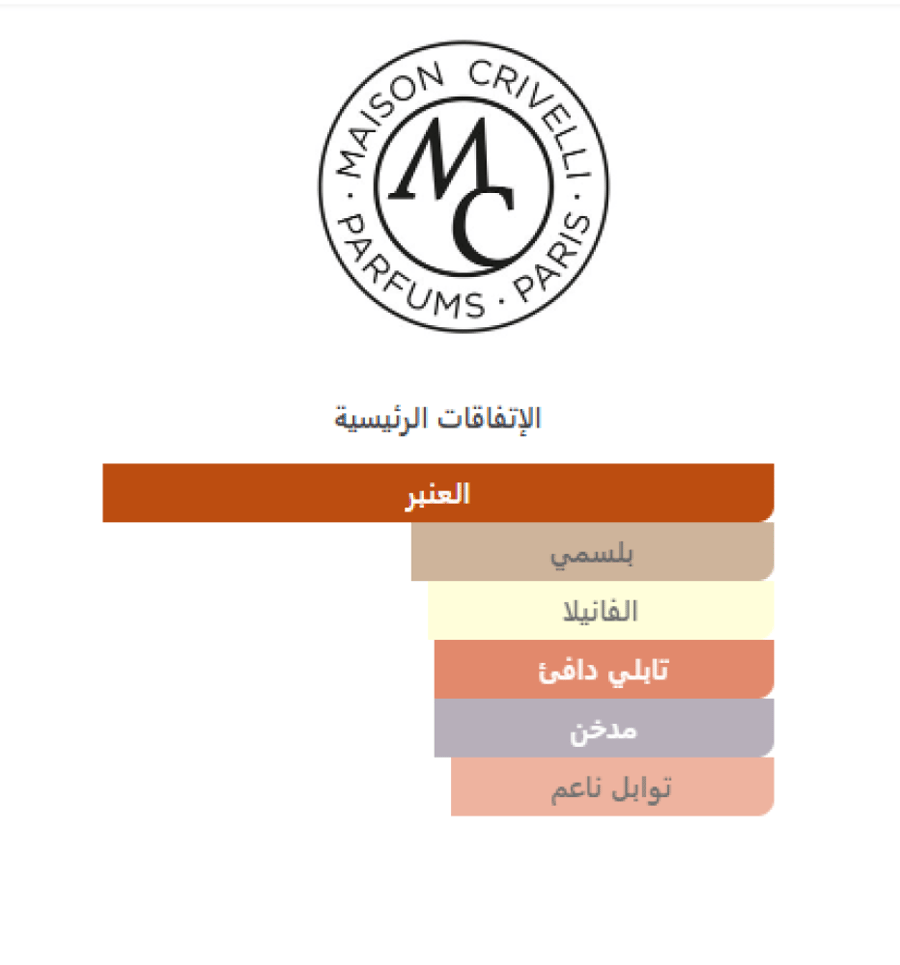 Ambre Chromatique Maison Crivelli-عطر أمبر كروماتيك من ميزون كريفيلي