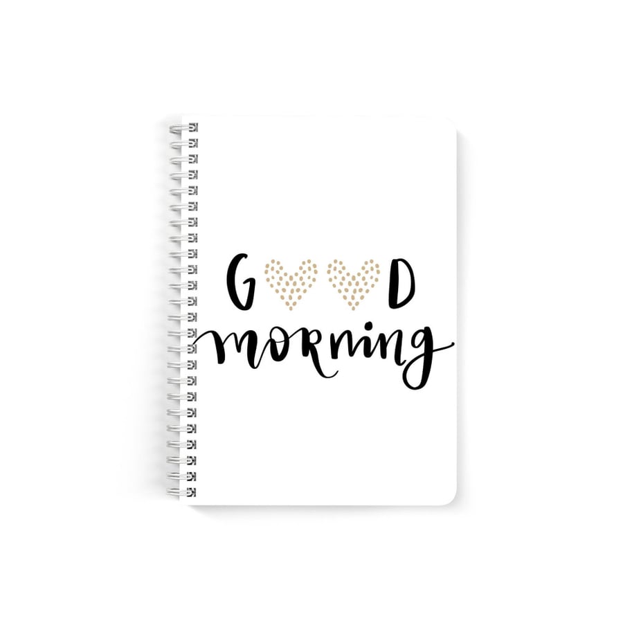 A5 notebook, lined paper, 60 sheets