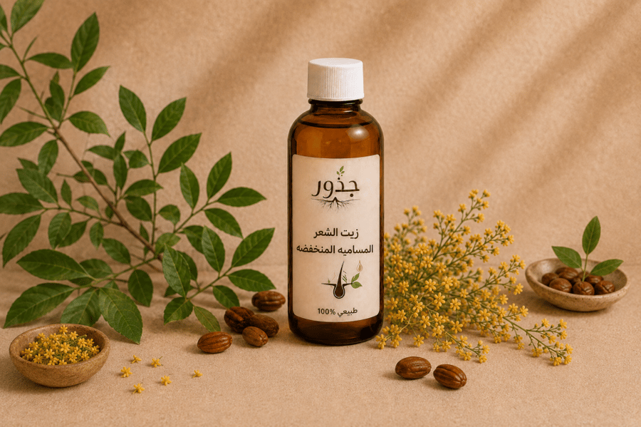 زيت الشعر المسامية المنخفضة