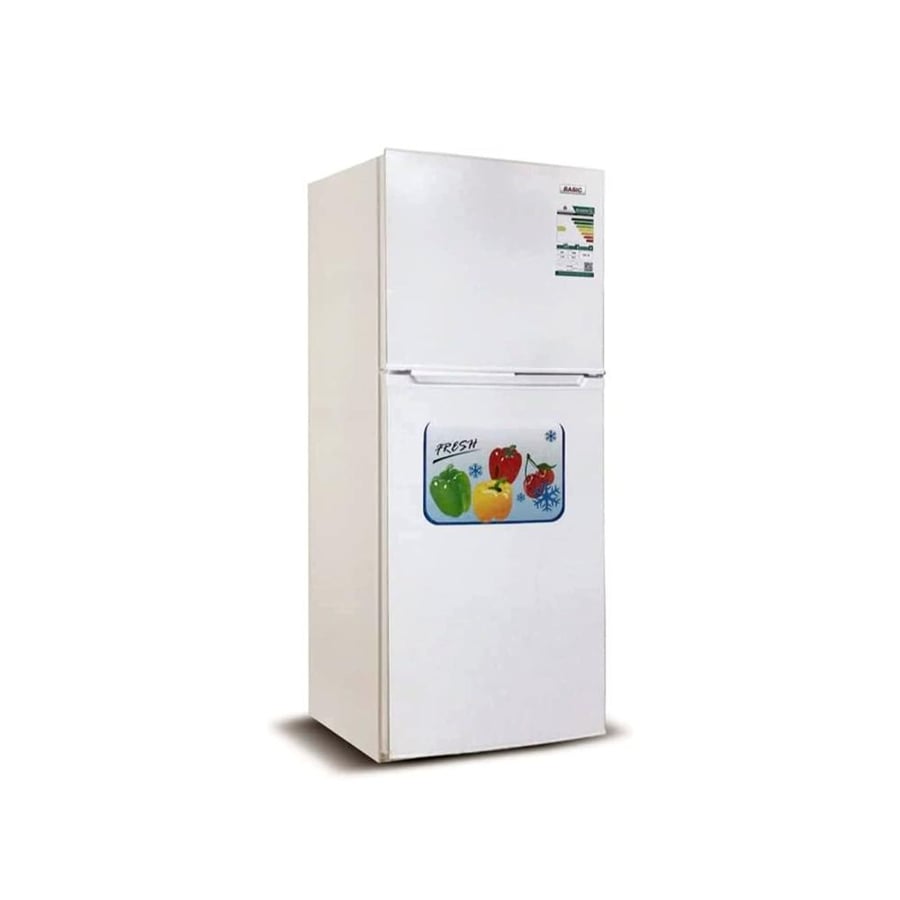 بيسك ثلاجة بابين - 9.2 قدم مكعب - 261 لتر - أبيض - BRD-D280ML