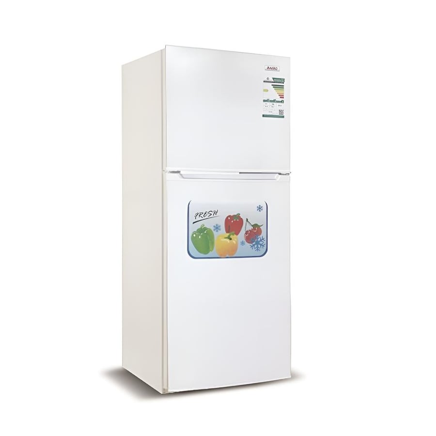 بيسك ثلاجة بابين - 7.5  قدم مكعب - أبيض - BRD-D240ML