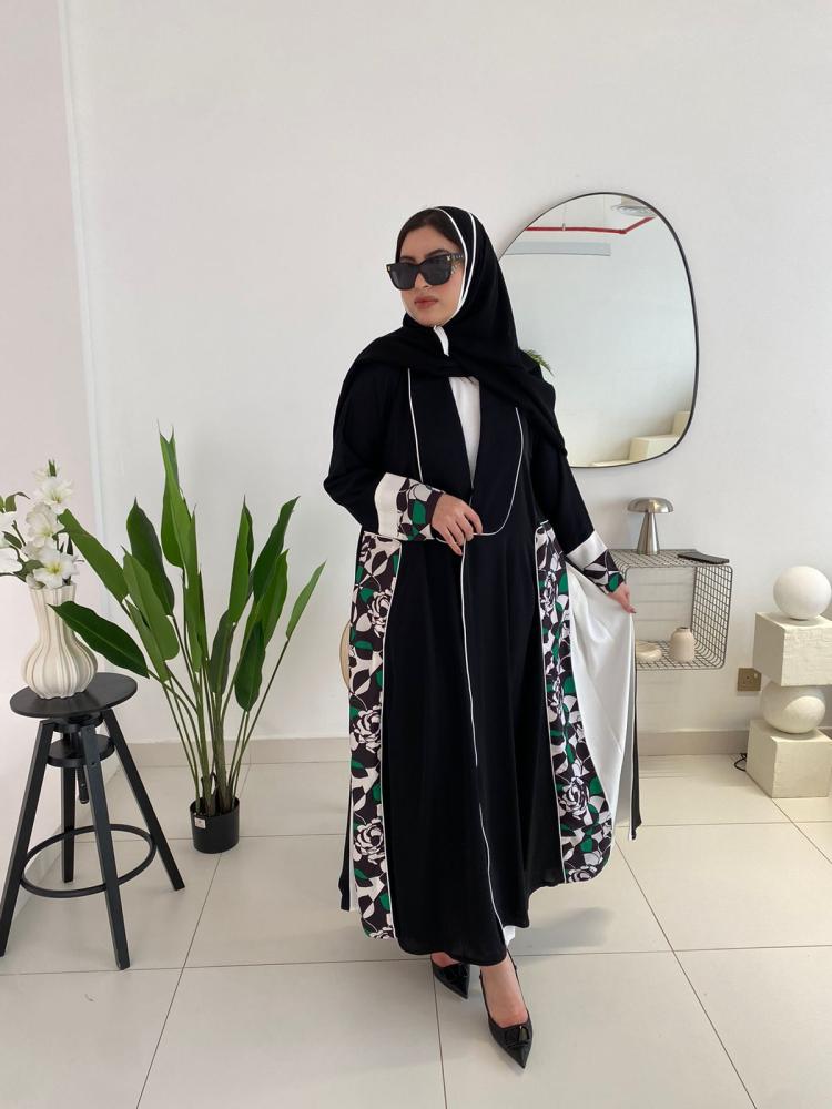 عباية كلوش كريب ألوان متعددة