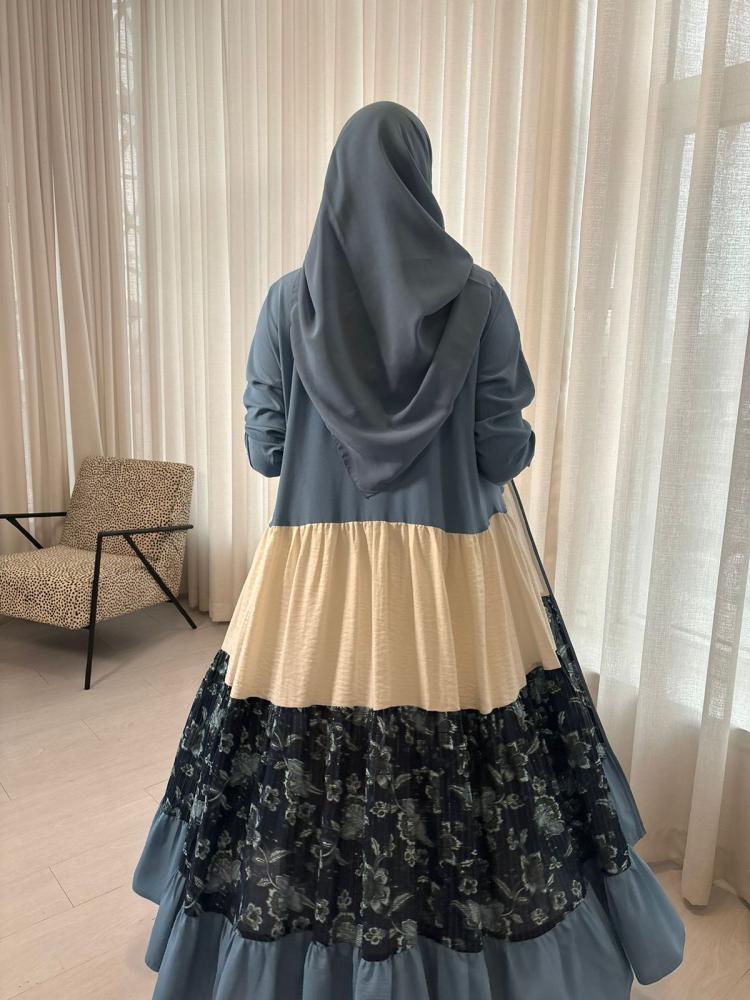 Custom abayas, culottes, crepe, in elegant colors