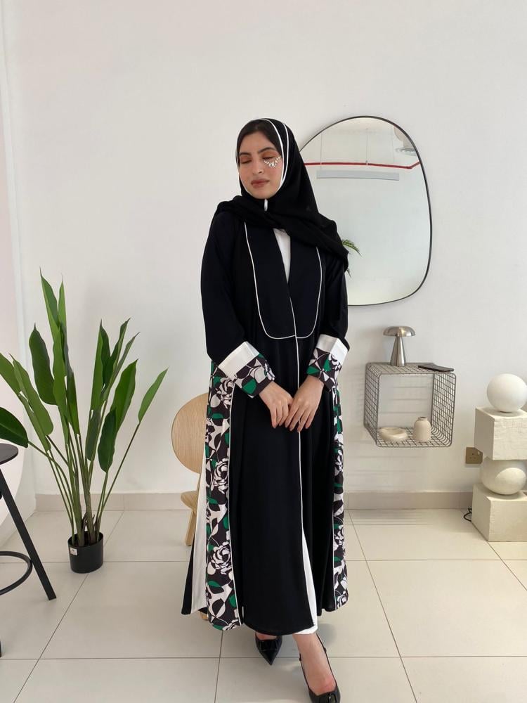 عباية كلوش كريب ألوان متعددة