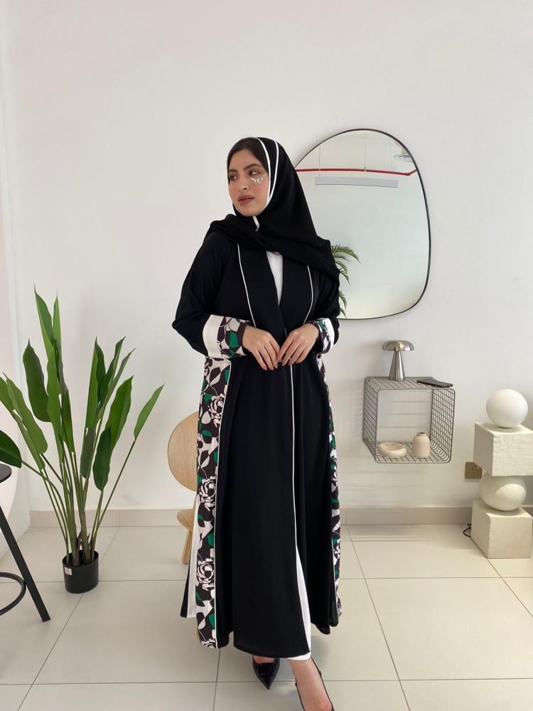 عباية كلوش كريب ألوان متعددة