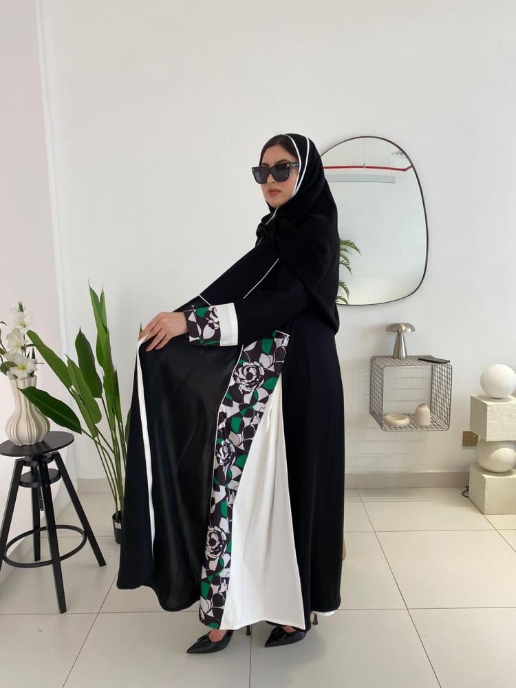 عباية كلوش كريب ألوان متعددة