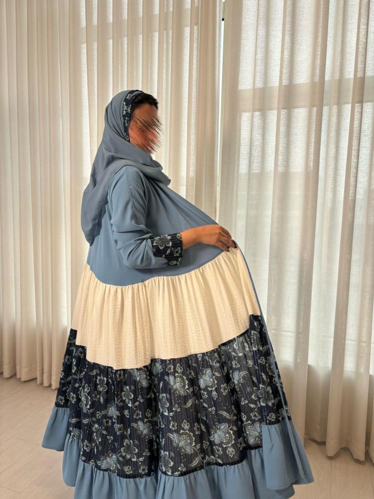 Custom abayas, culottes, crepe, in elegant colors