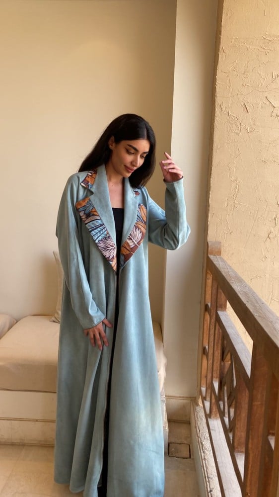 عباية نسائية شتوية مفتوحة شامواه كلوش