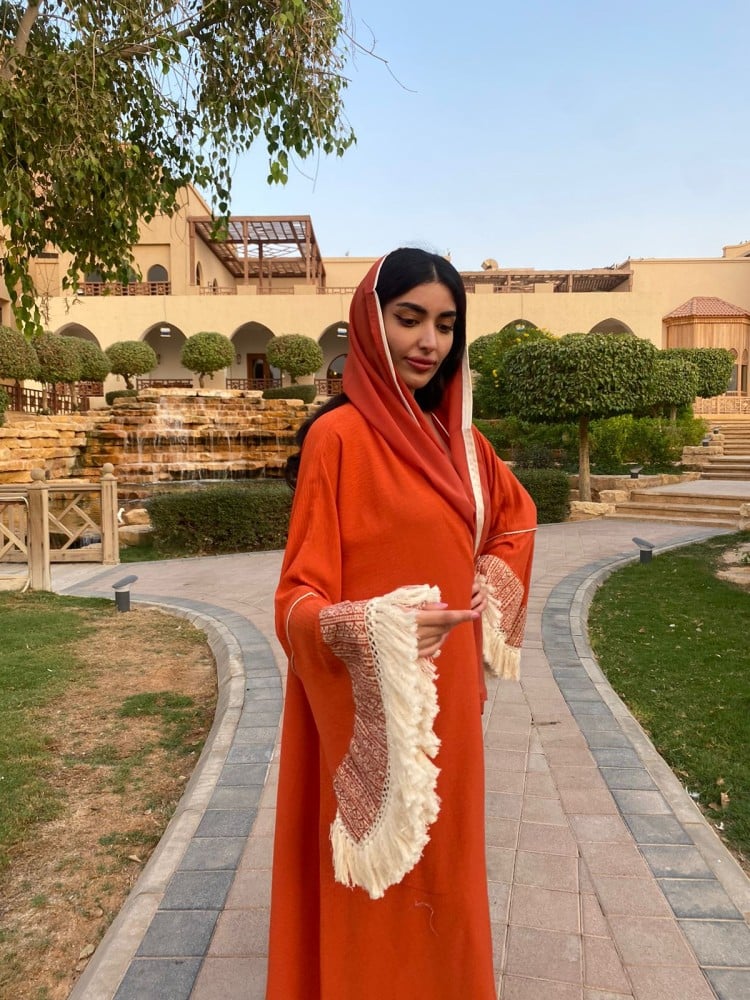 A-line Abaya crepe with a wide design