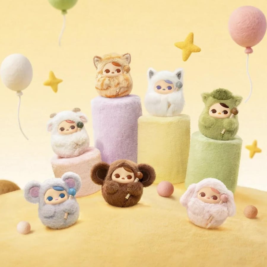 Pucky Tap Tap Babies Series-Vinyl Plush Pendant Blind Box