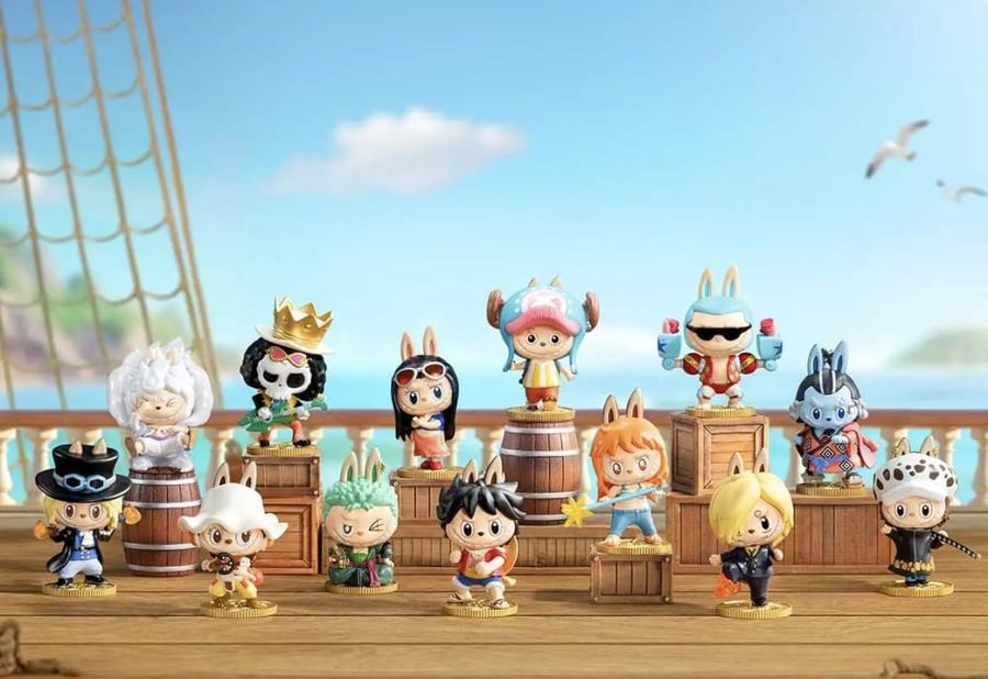 Labubu the monsters x one piece series figures الاصلي