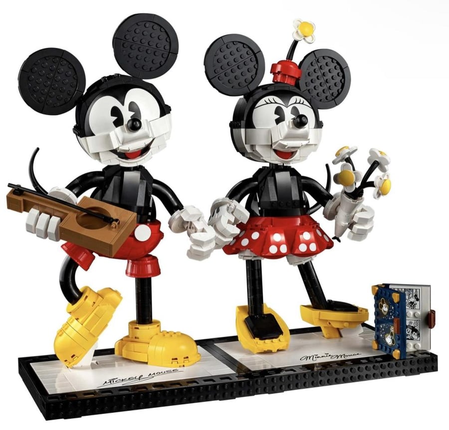 Mickey Mouse & Minnie Mouse Buildable Characters
