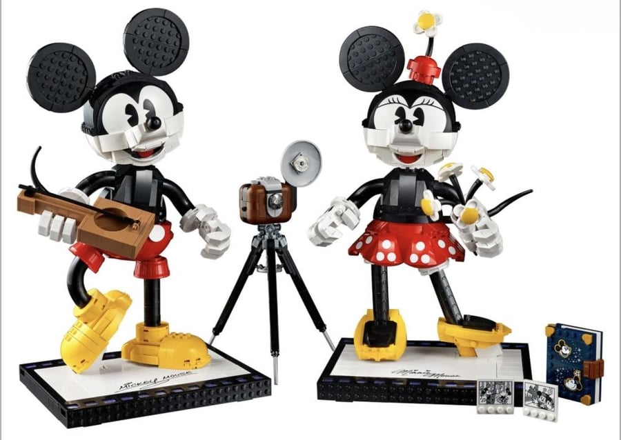 Mickey Mouse & Minnie Mouse Buildable Characters