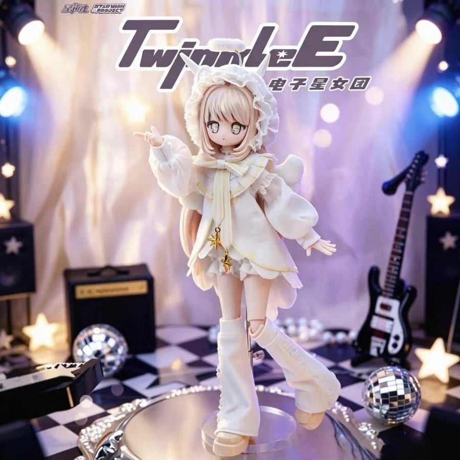 TwinkleE Electronic Star Girl Band BJD