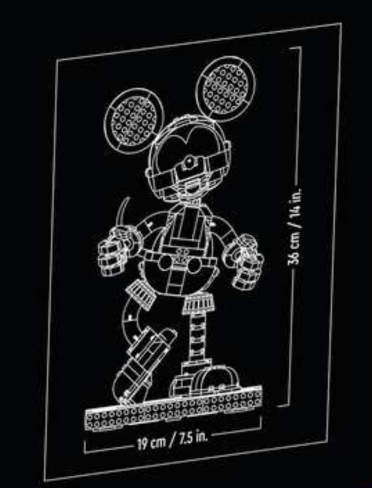 Mickey Mouse & Minnie Mouse Buildable Characters