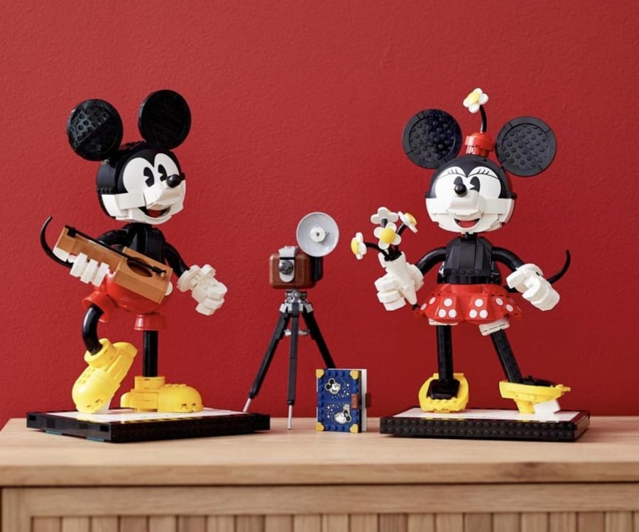 Mickey Mouse & Minnie Mouse Buildable Characters