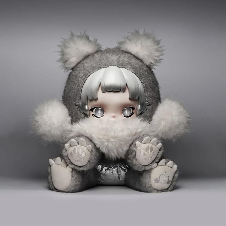 SKULLPANDA Punk Panda Plush Doll