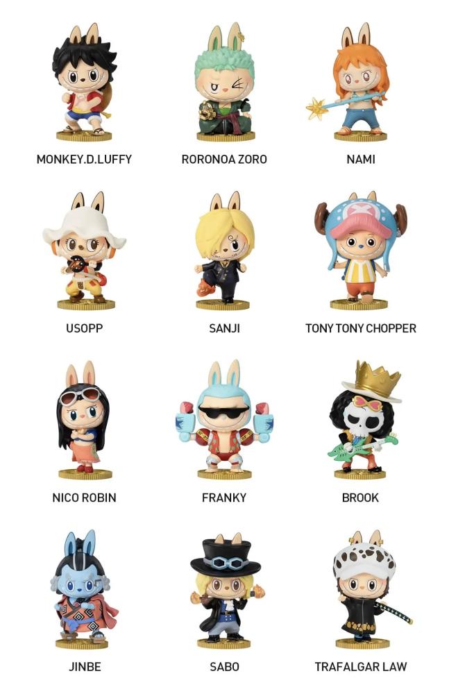 Labubu the monsters x one piece series figures الاصلي