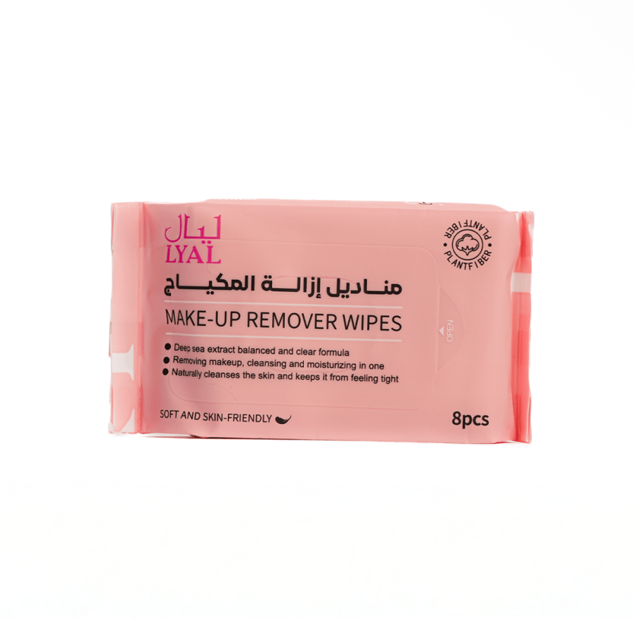مناديل ليال لإزالة المكياج 48 منديل  | تنظيف الوجه والعينين LU-111
