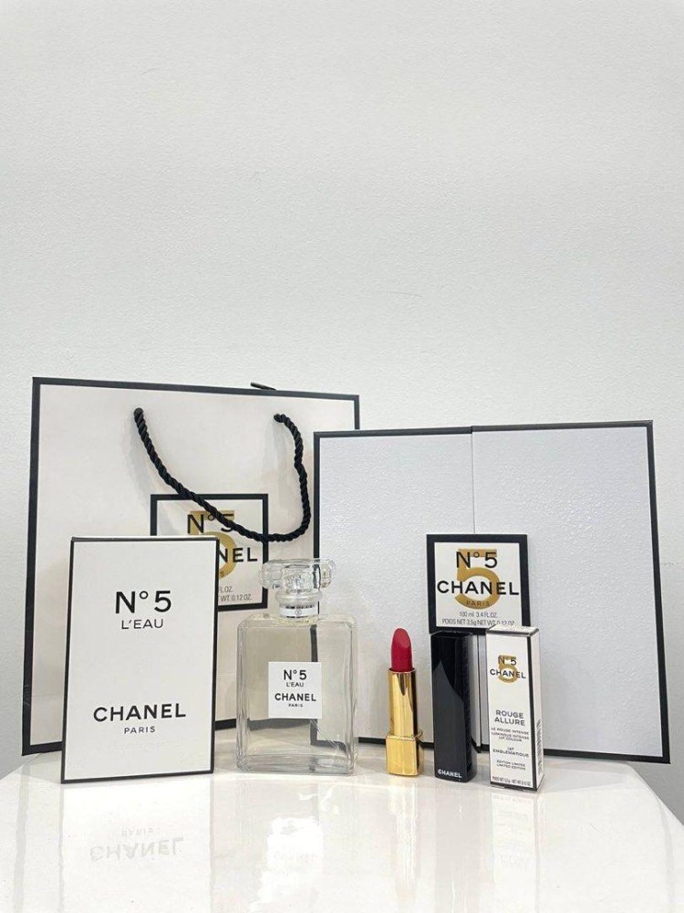 مجموعه شانيل N5روج وعطر 100مل