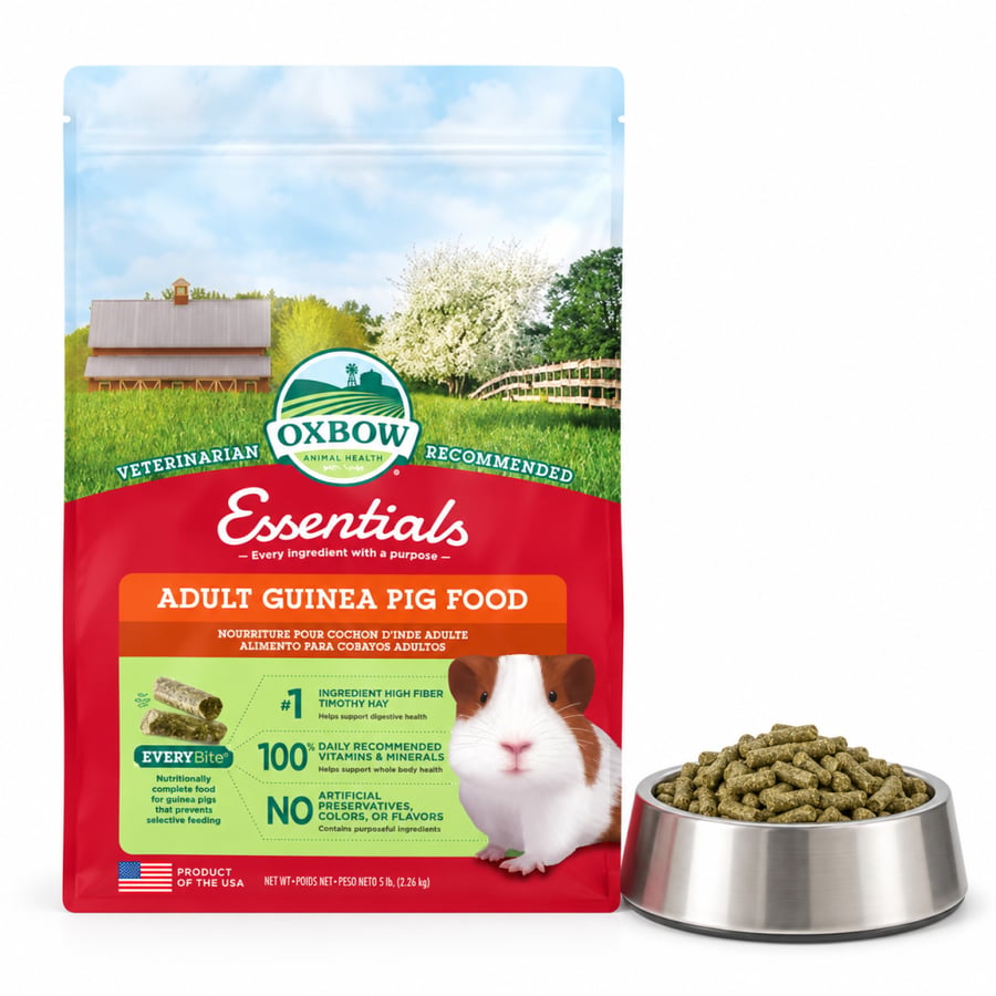 أوكسبو طعام الوبر بالبرسيم - متجر قطتي الجميلة - OXBOW Guinea Pig Food