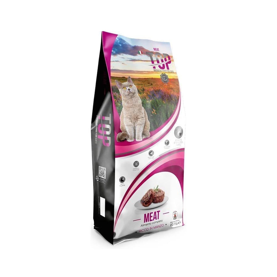 توب طعام جاف للقطط البالغة والمعقمة اكل قطط Top Dry food for cat