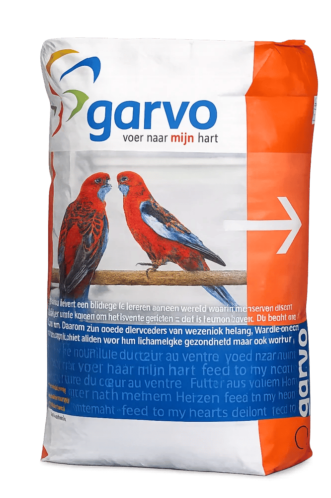 Garvo مشكل الروز والكروان بدون فيتامين  Lovebird Cockatiel Seed Mix