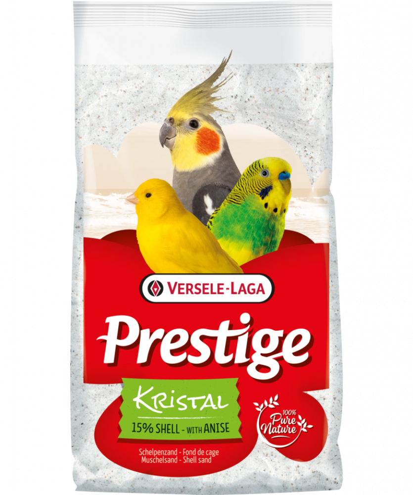فيرسل لاقا بريستيج كريستال رمل طيور الحب Versele-Laga Sand Kristal