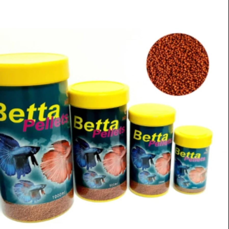 طعام سمك الفايتر اكل سمك الفايتر AQUAV BETTA Pellets متجر قطتي الجميلة