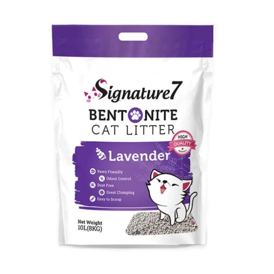 رمل سيقنتشر رمل البنتونيت رمل قطط من سيجنتشر Signature7 cat Litter