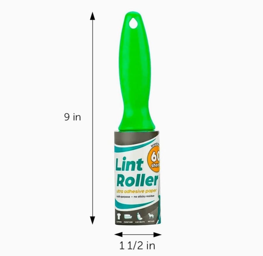 بكرة ازالة شعر الوبر - رول لتنظيف شعر القطط العناية بالقطط Lint Roller