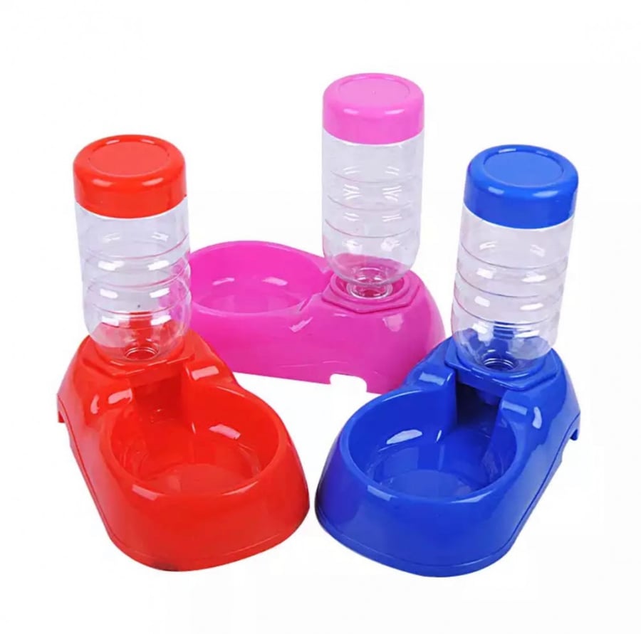 مشربية ومأكلية اقتصادية للقطط والحيوانات الاليفة - حجم صغير  350ml Dispenser Waters or Food For Cats,Small Animals