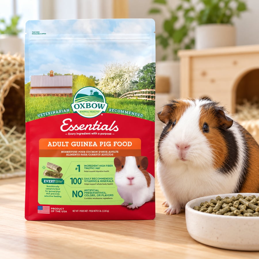 أوكسبو طعام الوبر بالبرسيم - متجر قطتي الجميلة - OXBOW Guinea Pig Food
