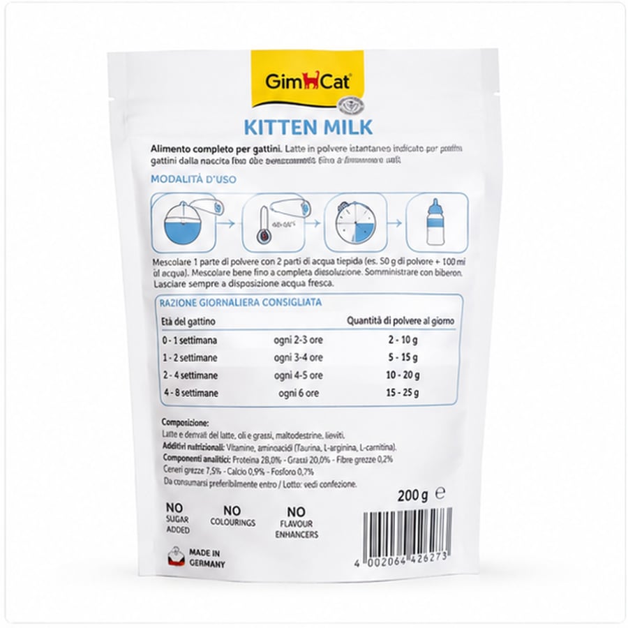 جيم كات حليب القطط الصغيرة - GimCat Milk Kitten - متجر قطتي الجميلة