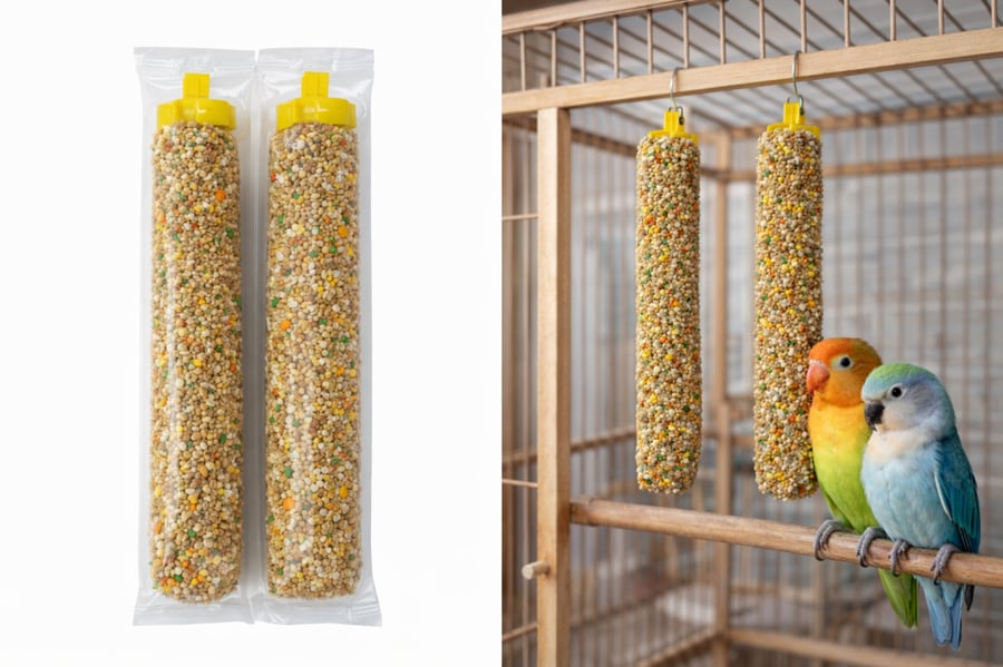 مكافآت لطيور البادجي والزيبرا وجبه لطيور الاقفاص Snack for Budgies